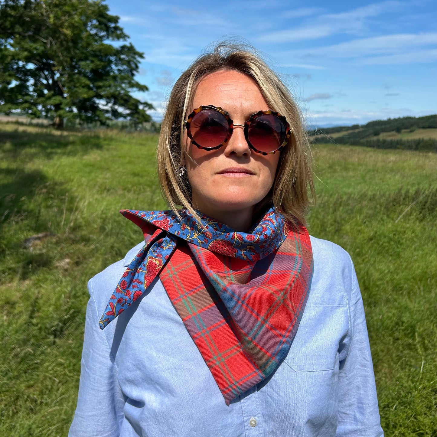 Clan Fraser Tartan Scout Scarf