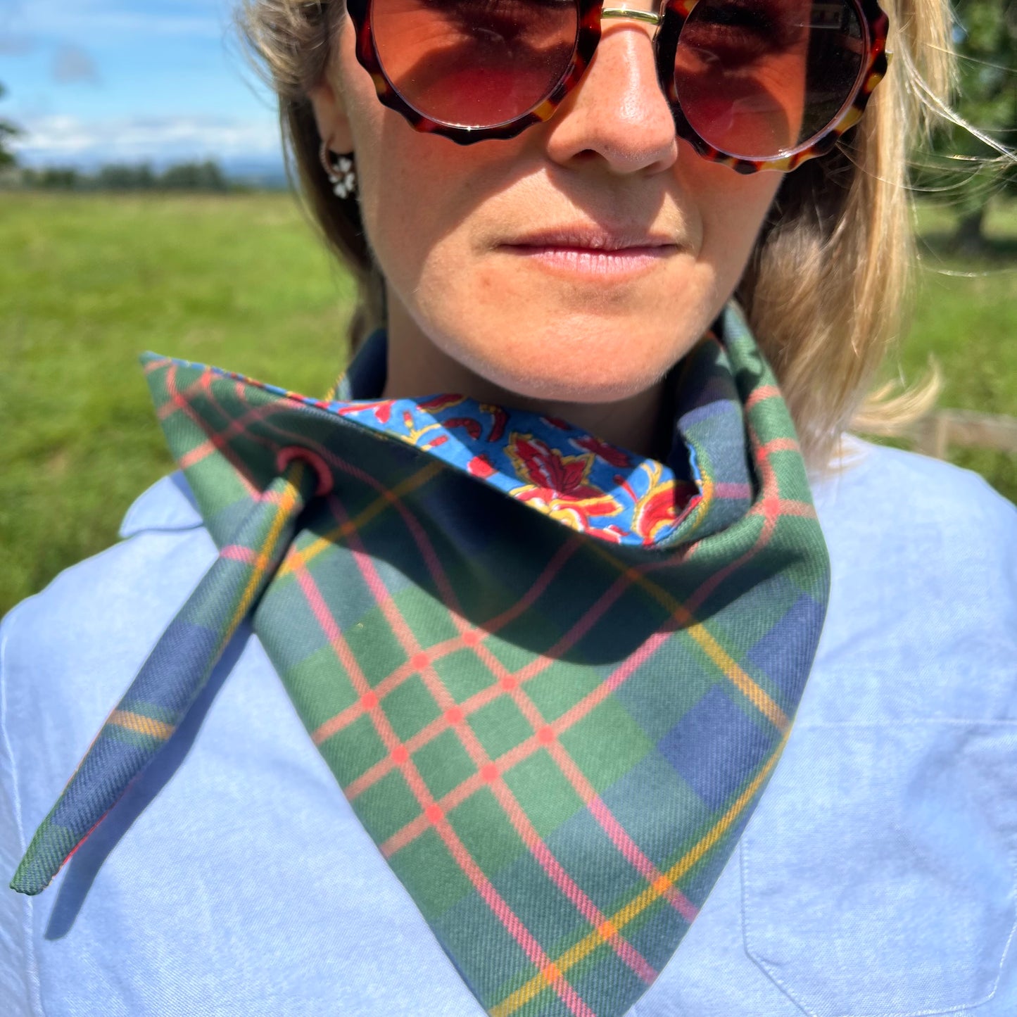 Cameron of Lochiel Hunting Muted Tartan Scout Scarf