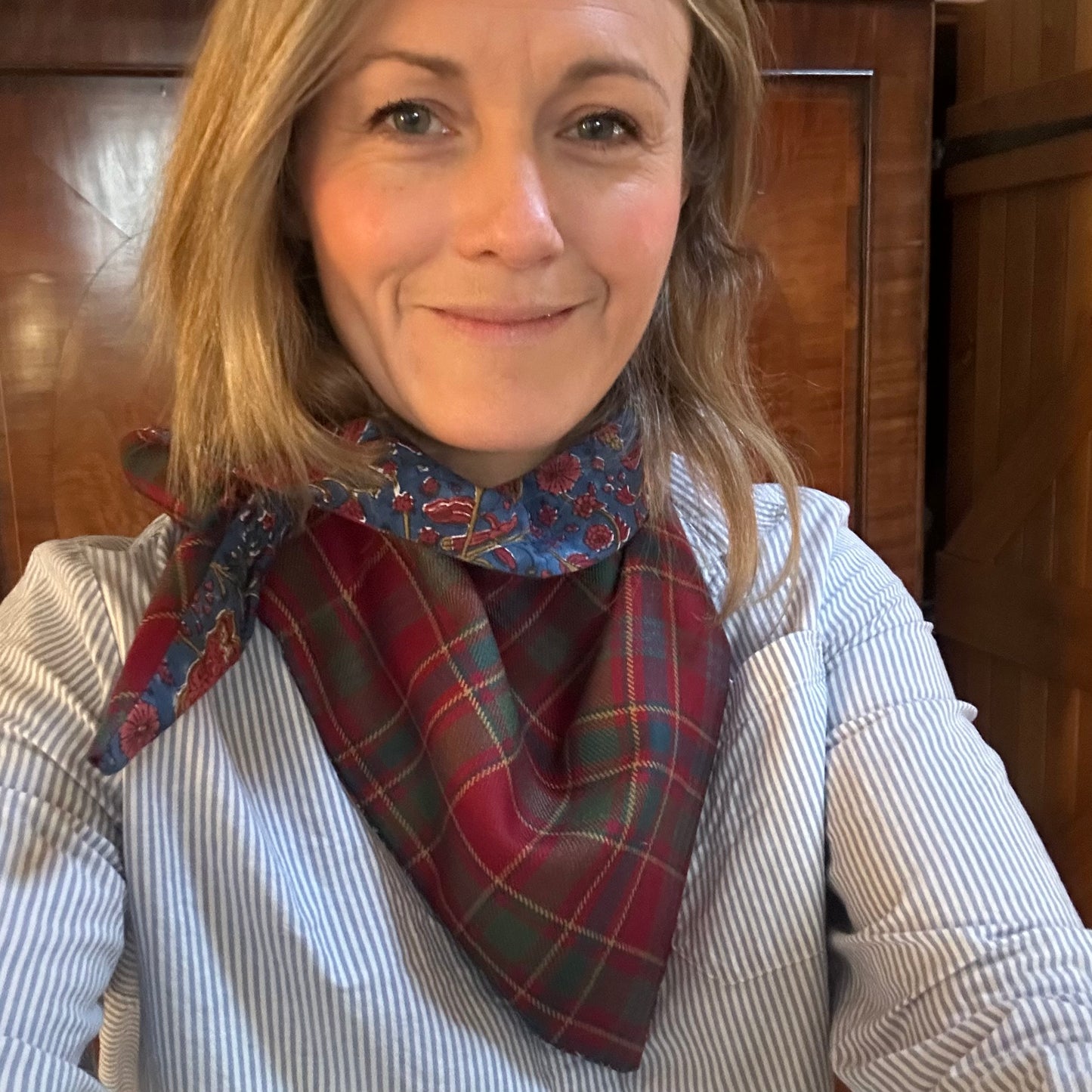 Munro Muted Tartan Scarf *