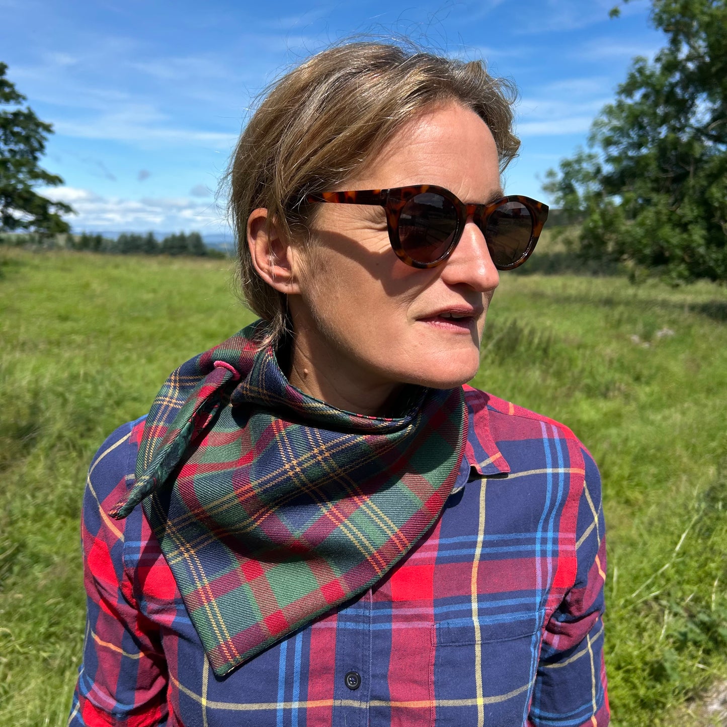 Co Cork Tartan Scout Scarf