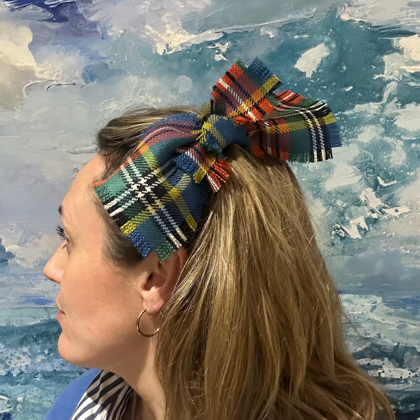 MacBeth tartan hair clip
