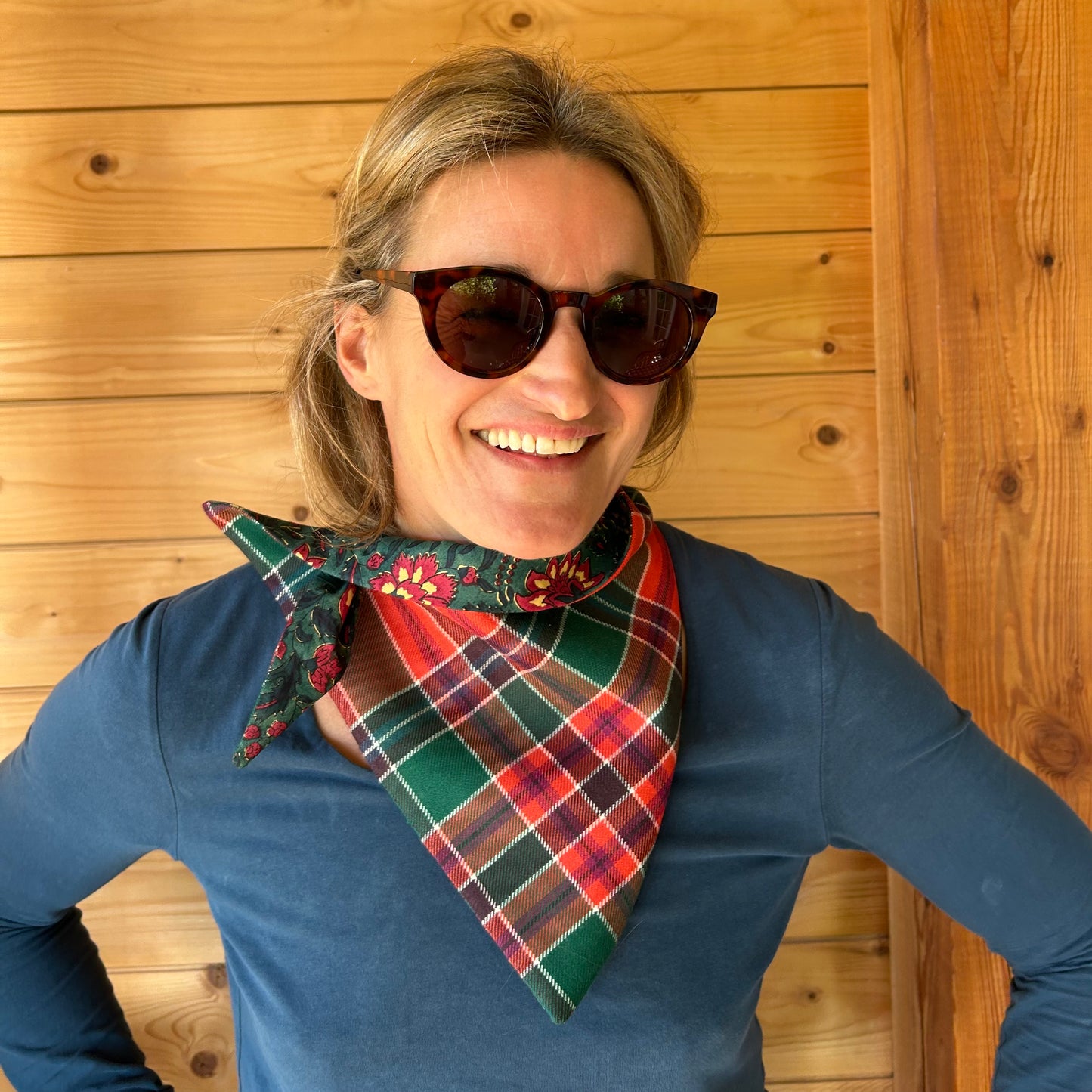 Birrell Tartan scout scarf