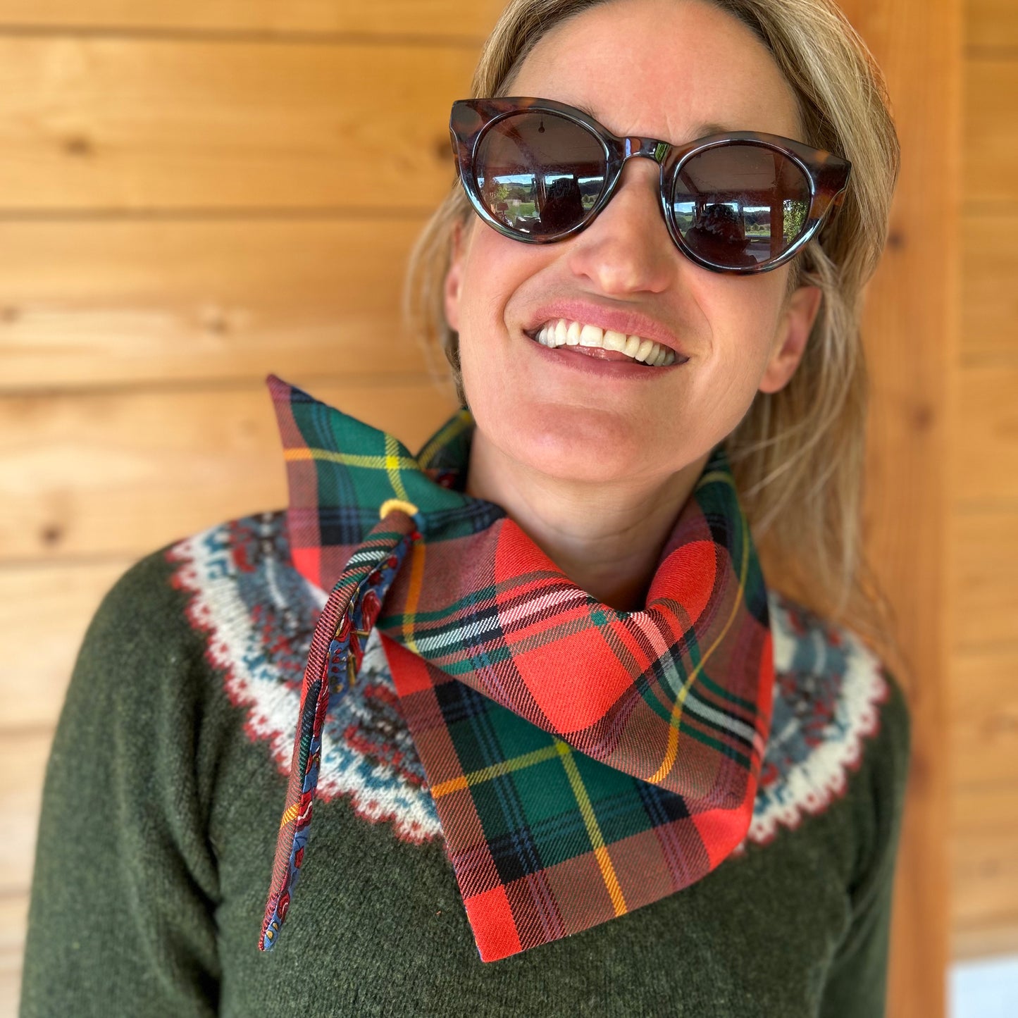 Boyd Tartan scout scarf