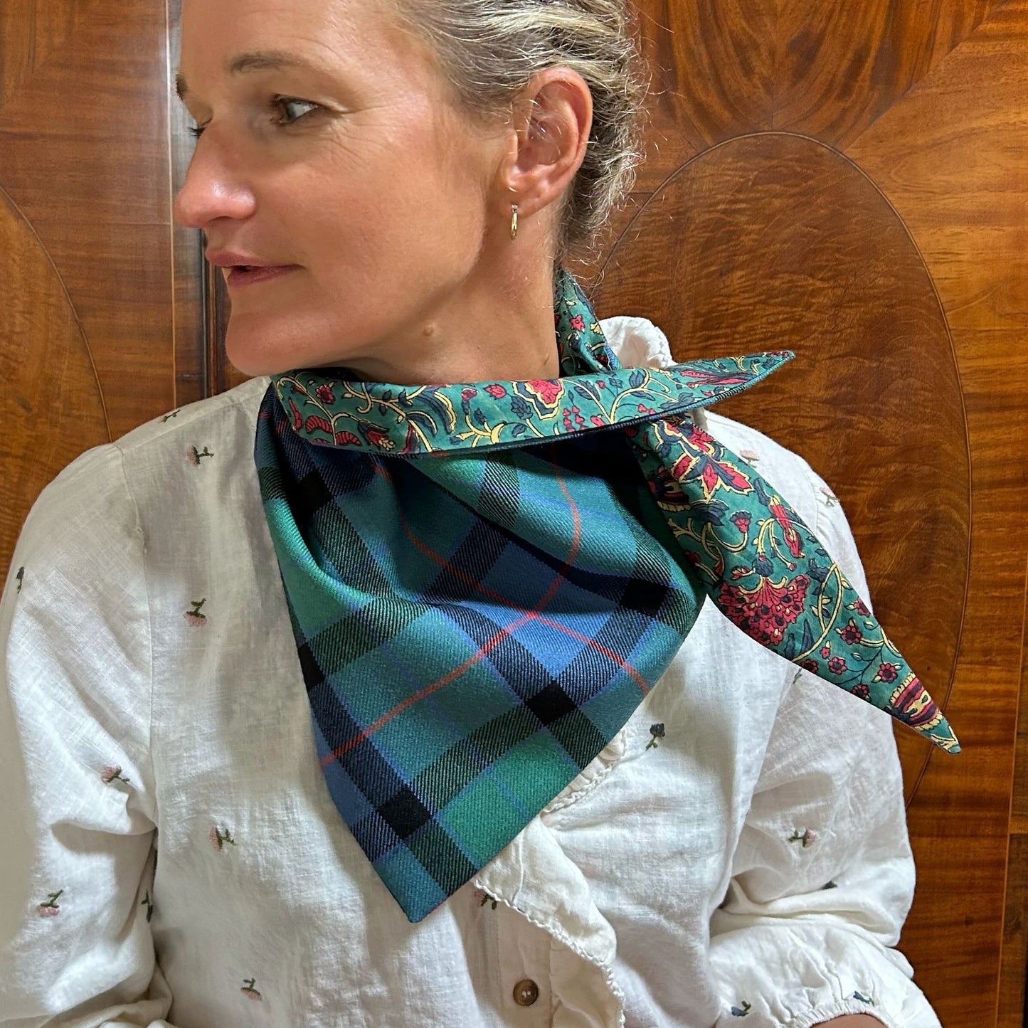 Flower of Scotland Tartan Scout Scarf