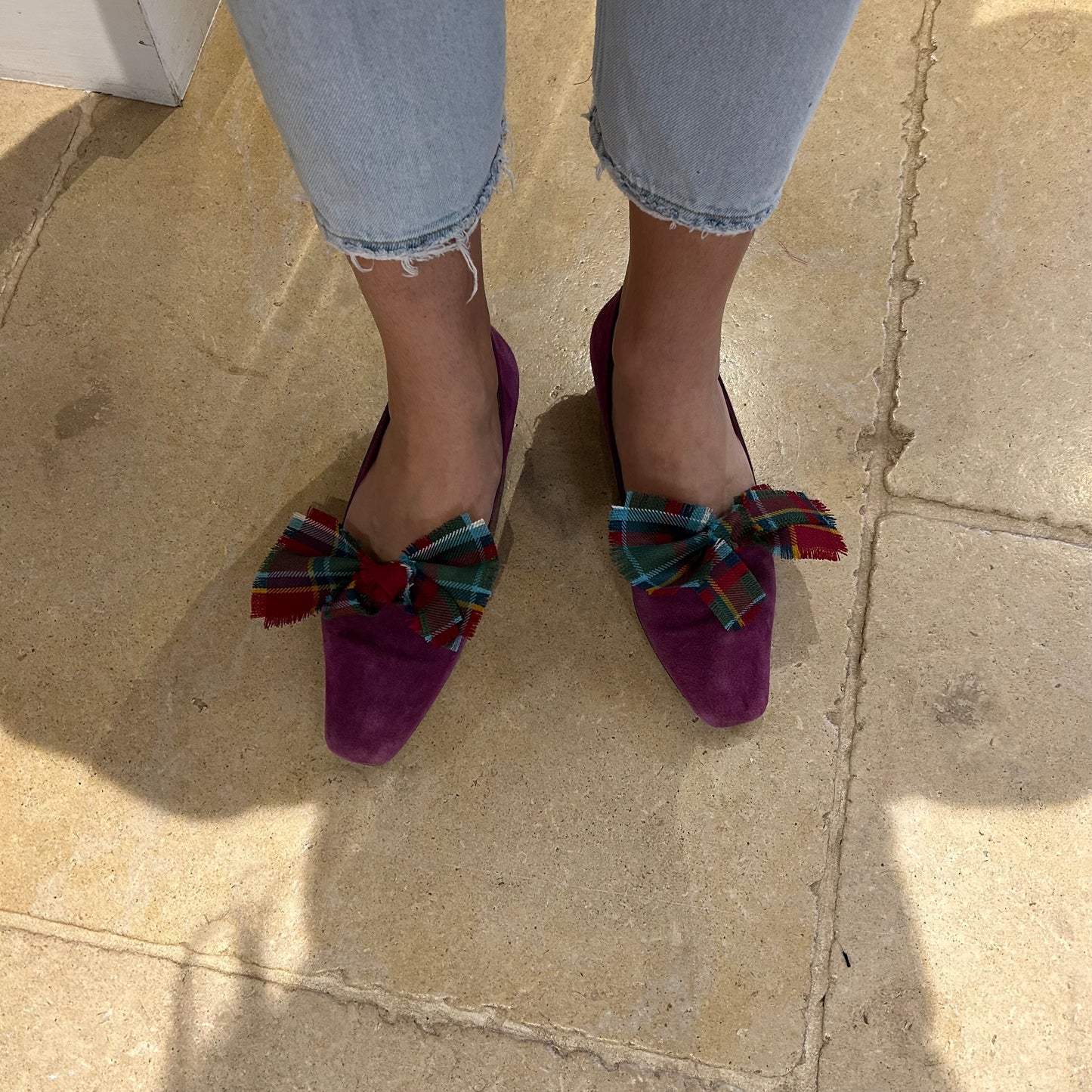 Drummond Tartan shoe clips