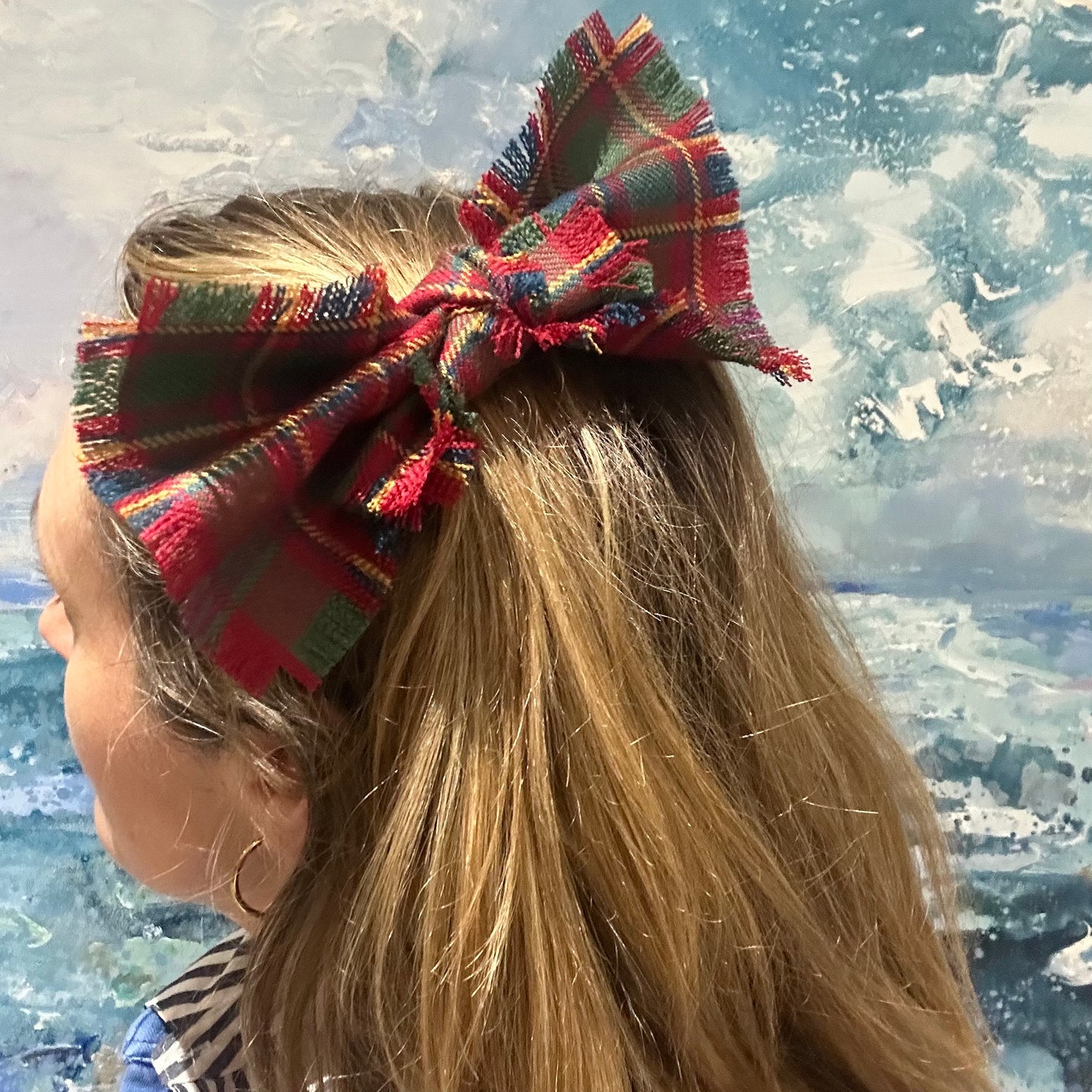 Munro Muted Tartan Hair Clip