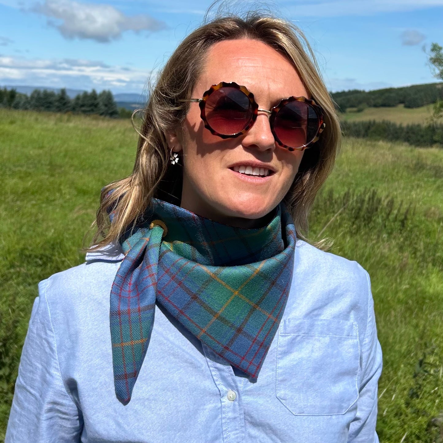 Co Donegal Tartan Scout Scarf