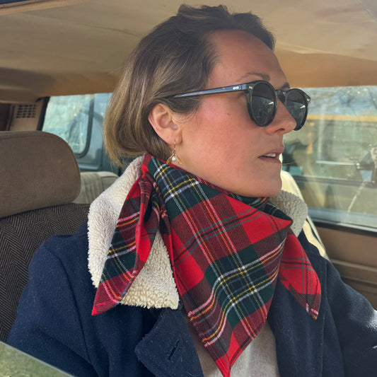 Maclean tartan scarf