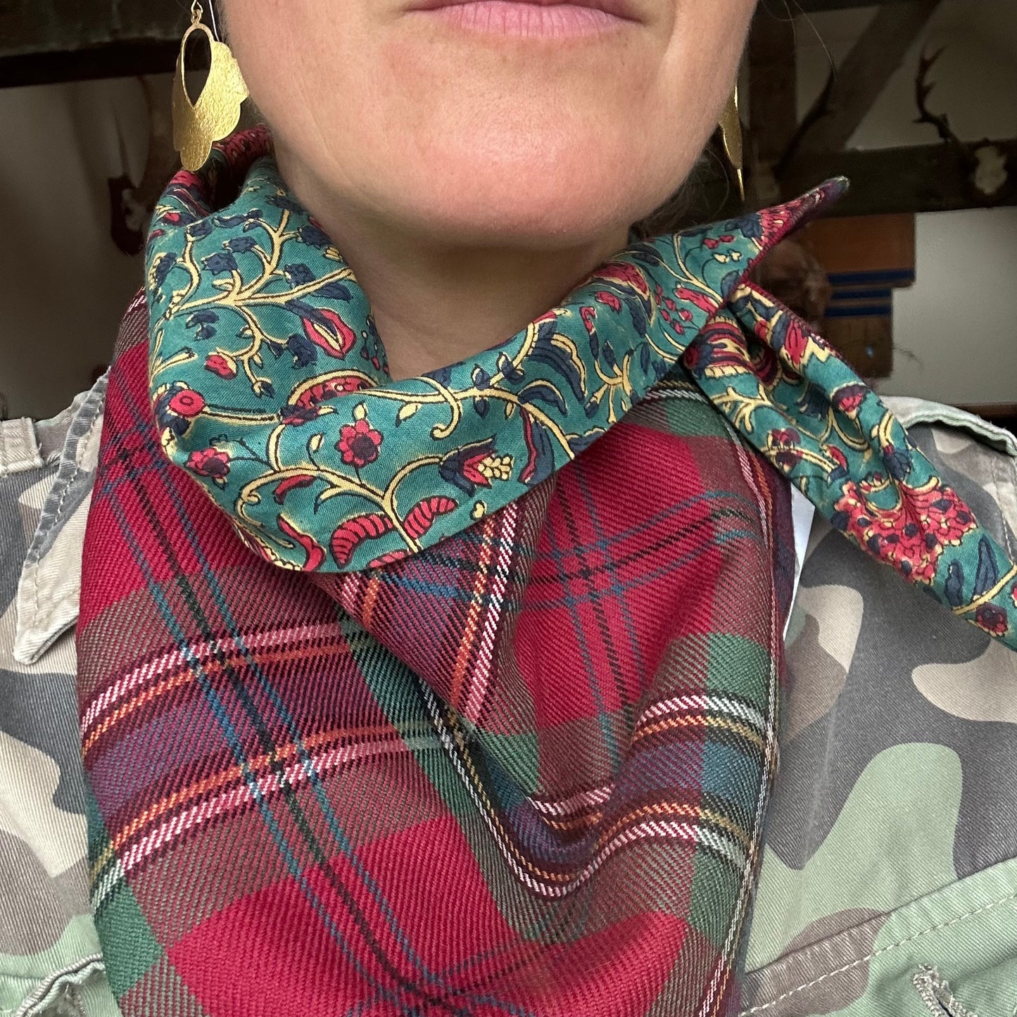 Maclean of Duart Tartan Scout Scarf
