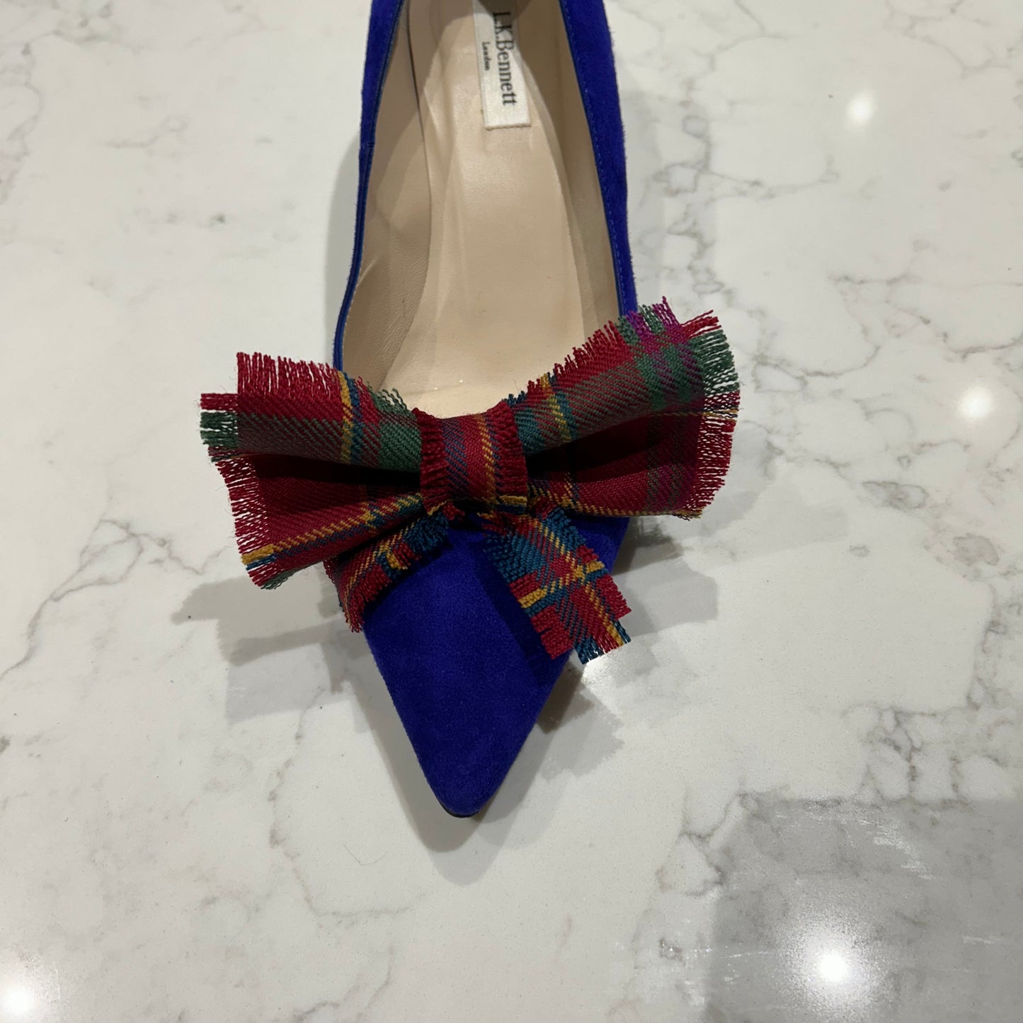 Munro Muted Tartan Shoe Clips