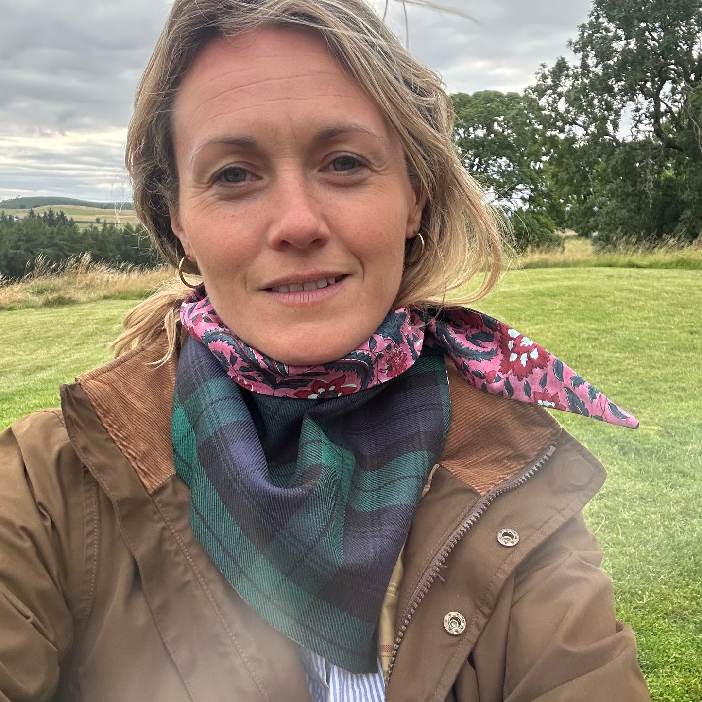 Black Watch Tartan Scout Scarf