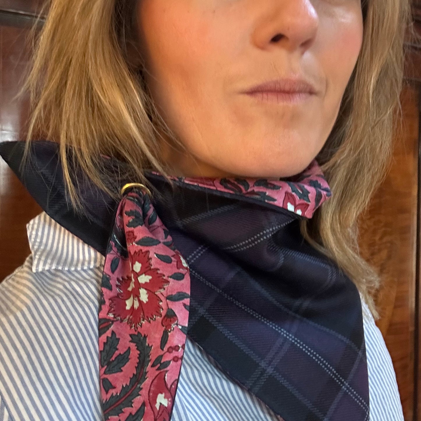 Scottish Thistle Tartan Scout Scarf *