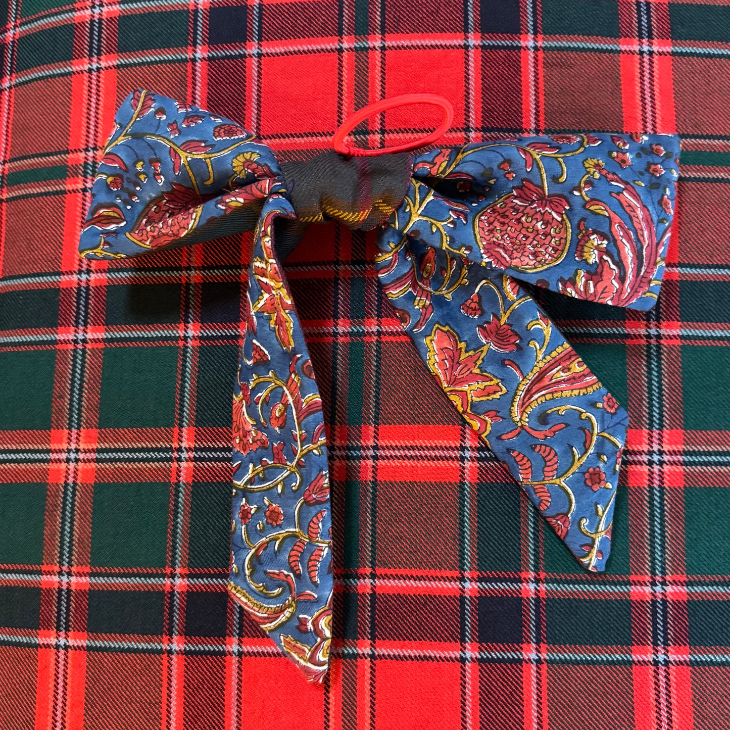 Cameron Hunting tartan hair bow
