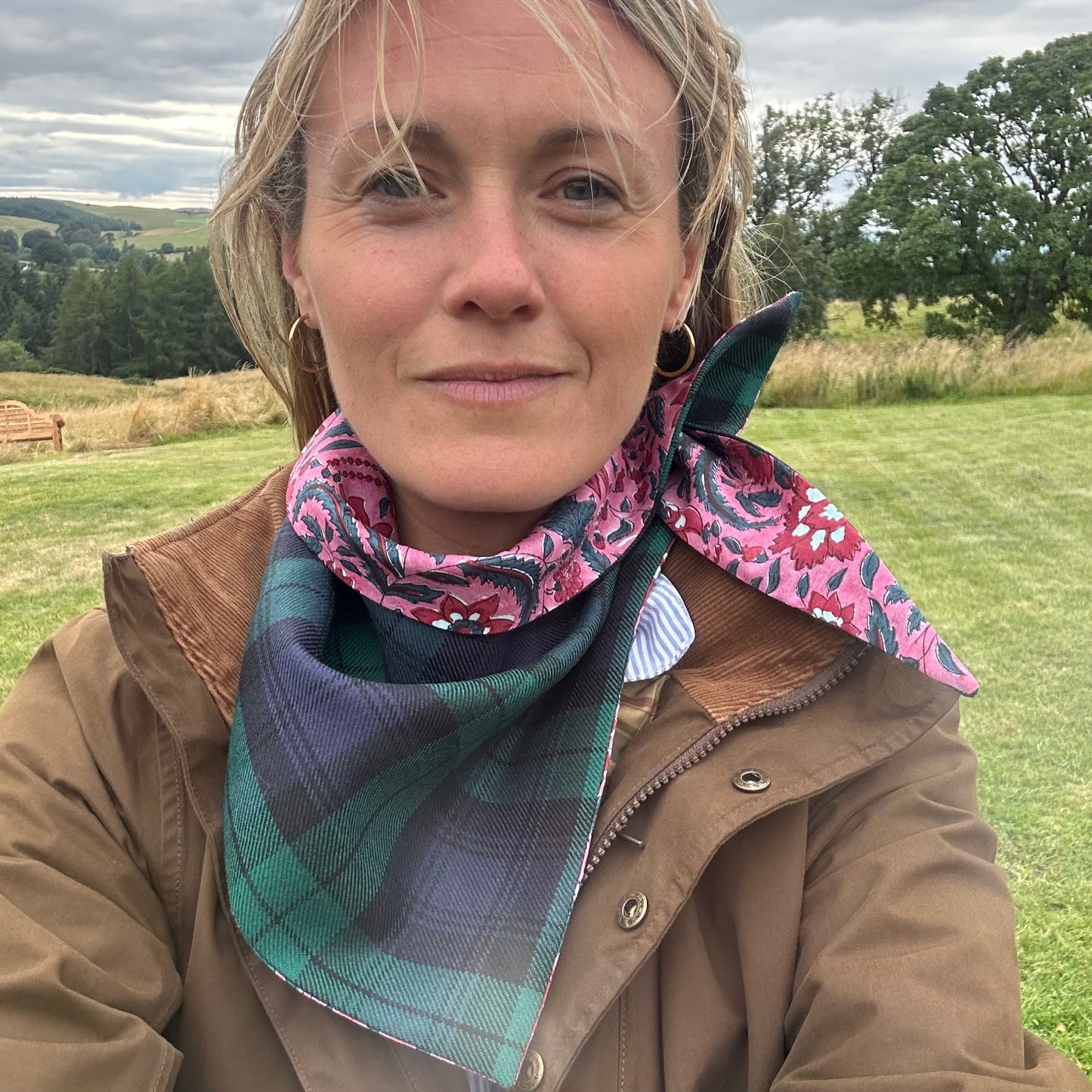 Black Watch Tartan Scout Scarf