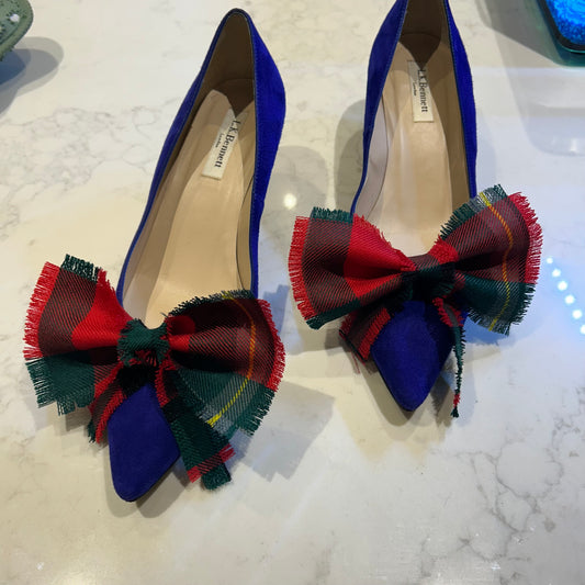 MacLaine Tartan Shoe clips