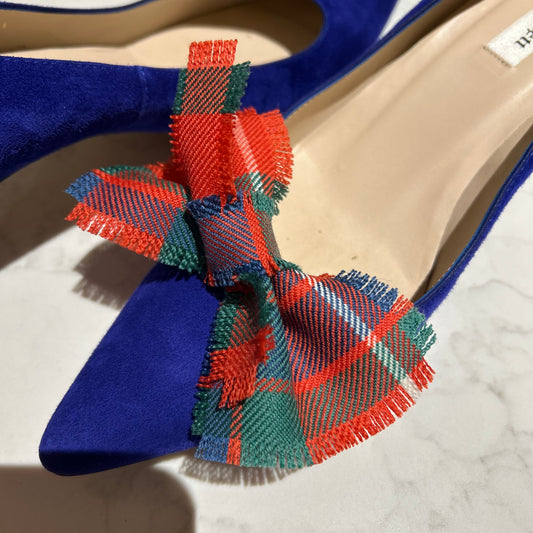Fraser tartan Shoe Clips
