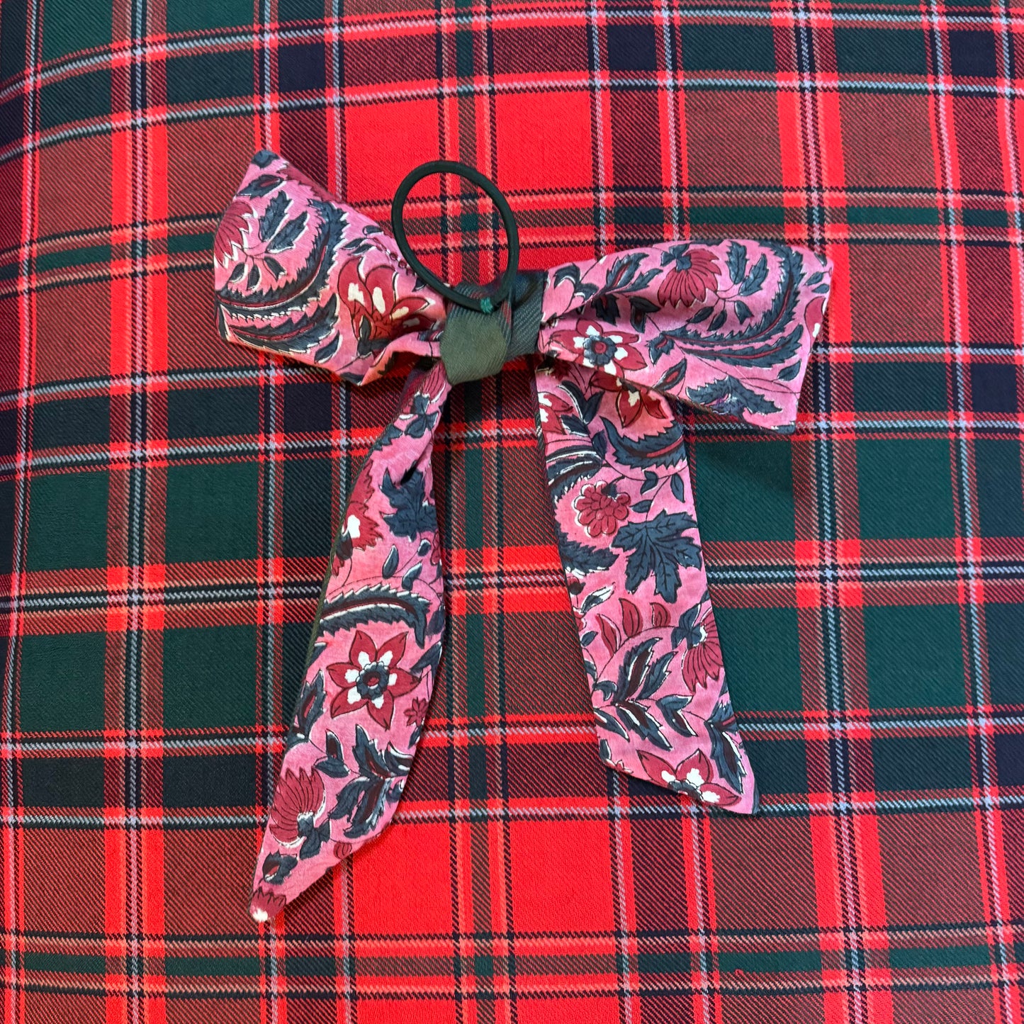 Roxburgh tartan hair bow