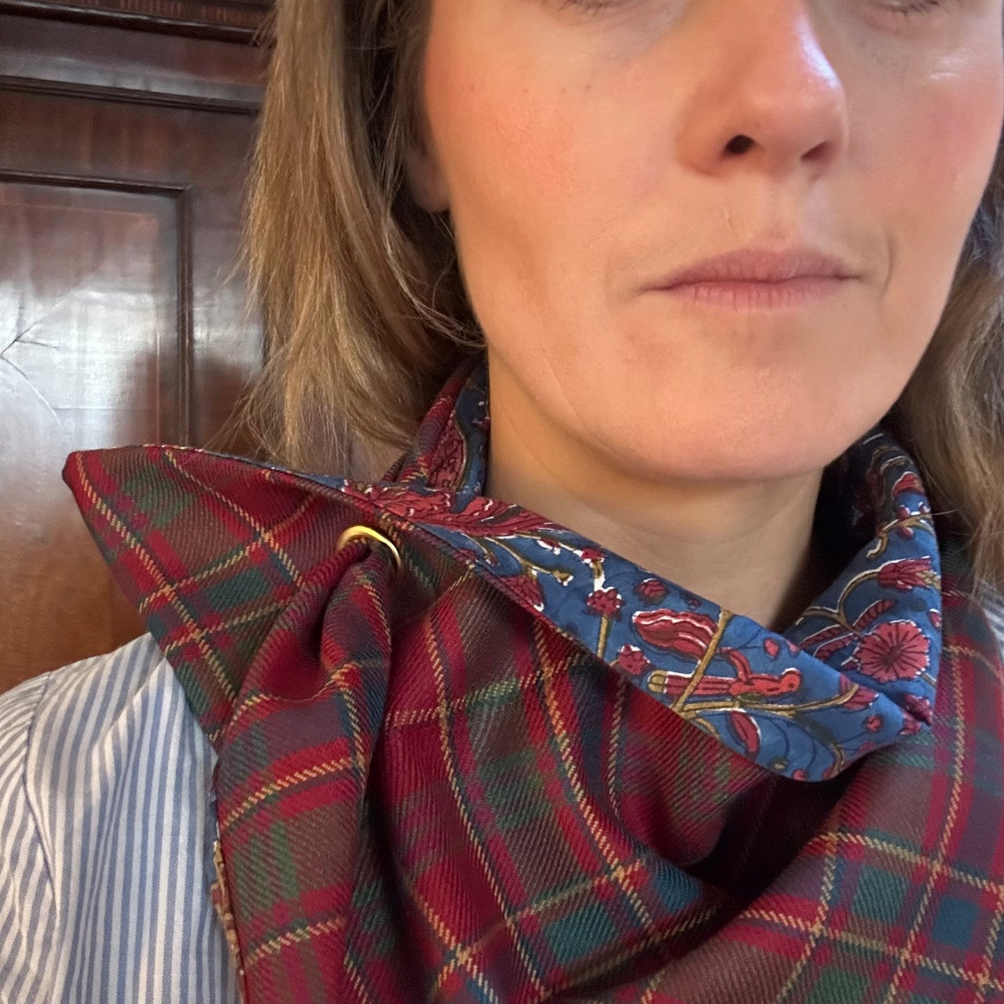Munro Muted Tartan Scarf *