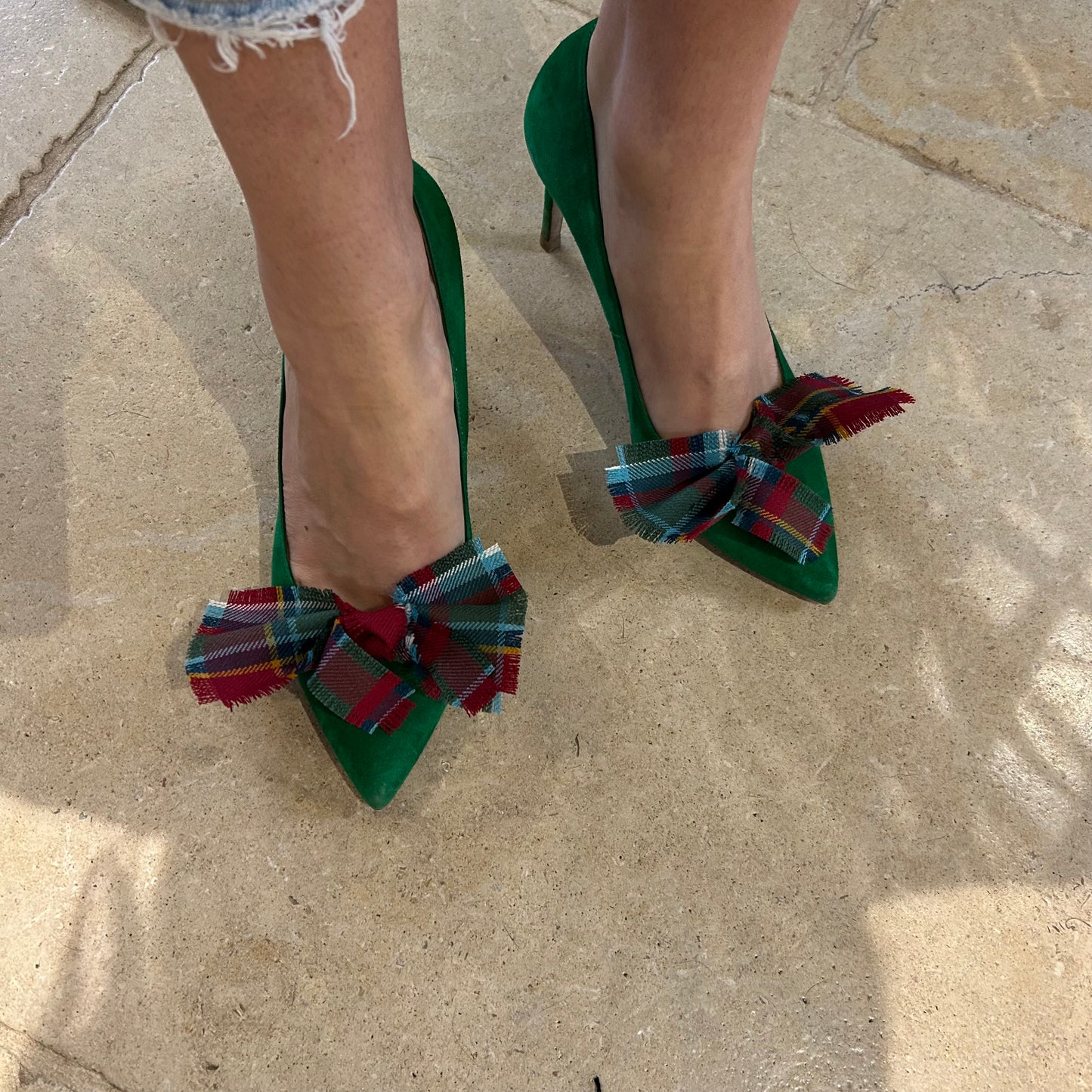 Drummond Tartan shoe clips