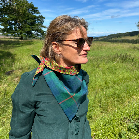 Barclay Hunting Ancient Tartan Scout Scarf