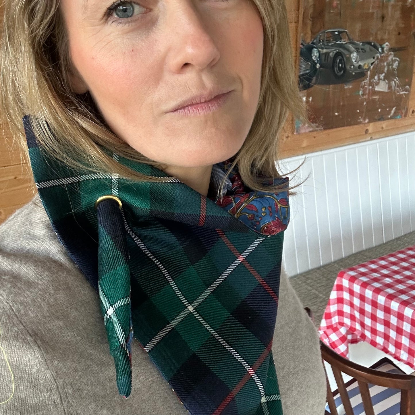 Mackenzie Modern Tartan Scout Scarf *