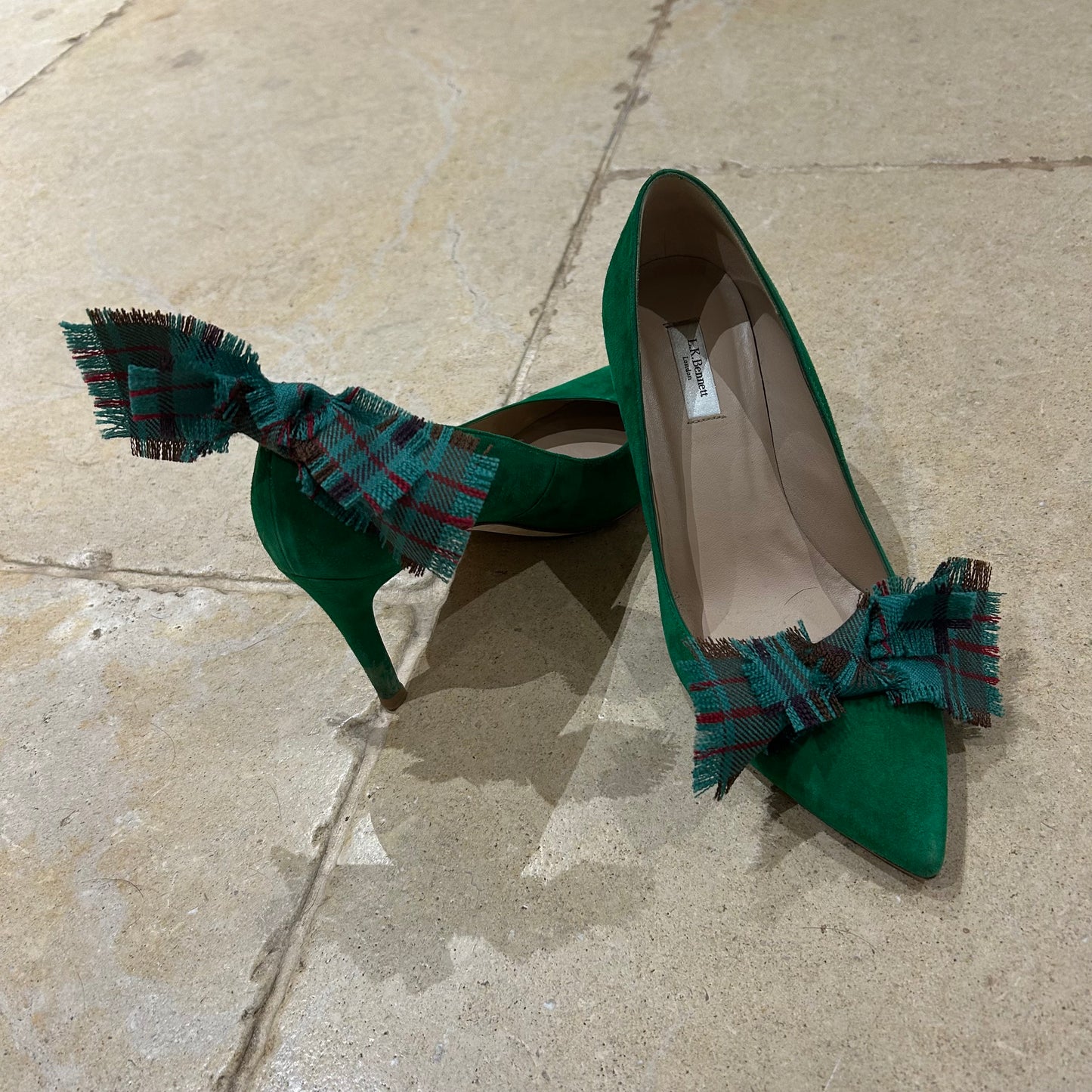 Dublin Tartan shoe clips