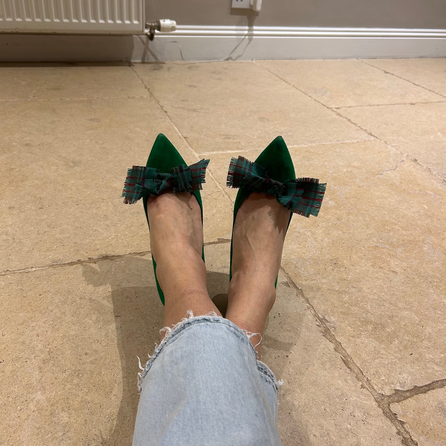 Dublin Tartan shoe clips