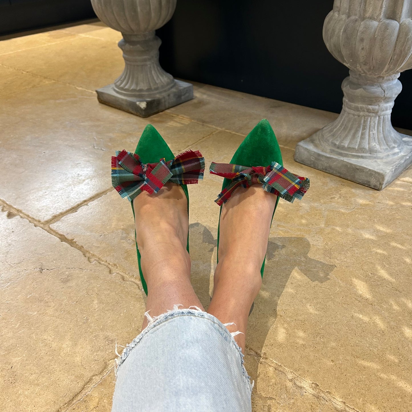 Drummond Tartan shoe clips