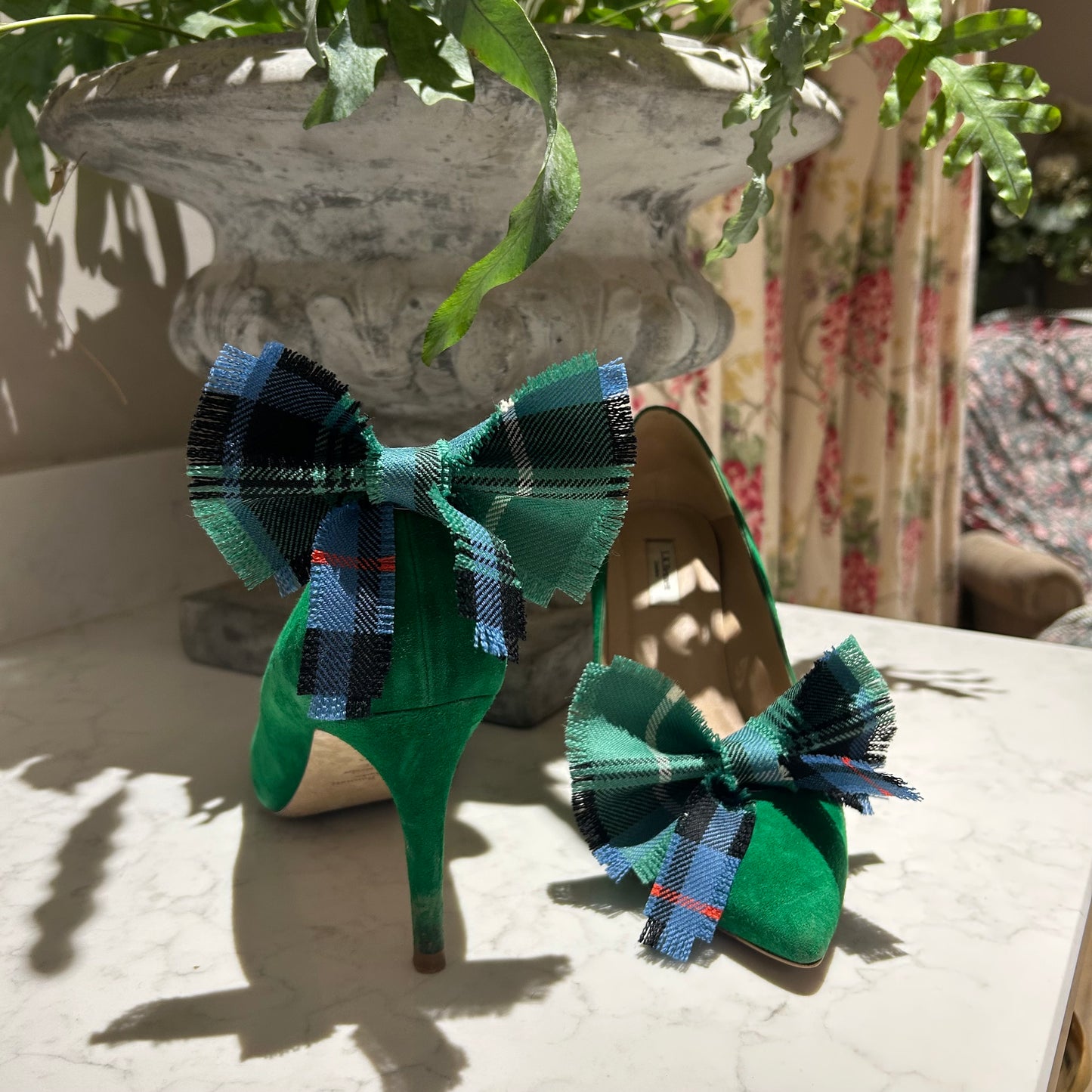MacDonald Hunting Tartan Shoe Clips