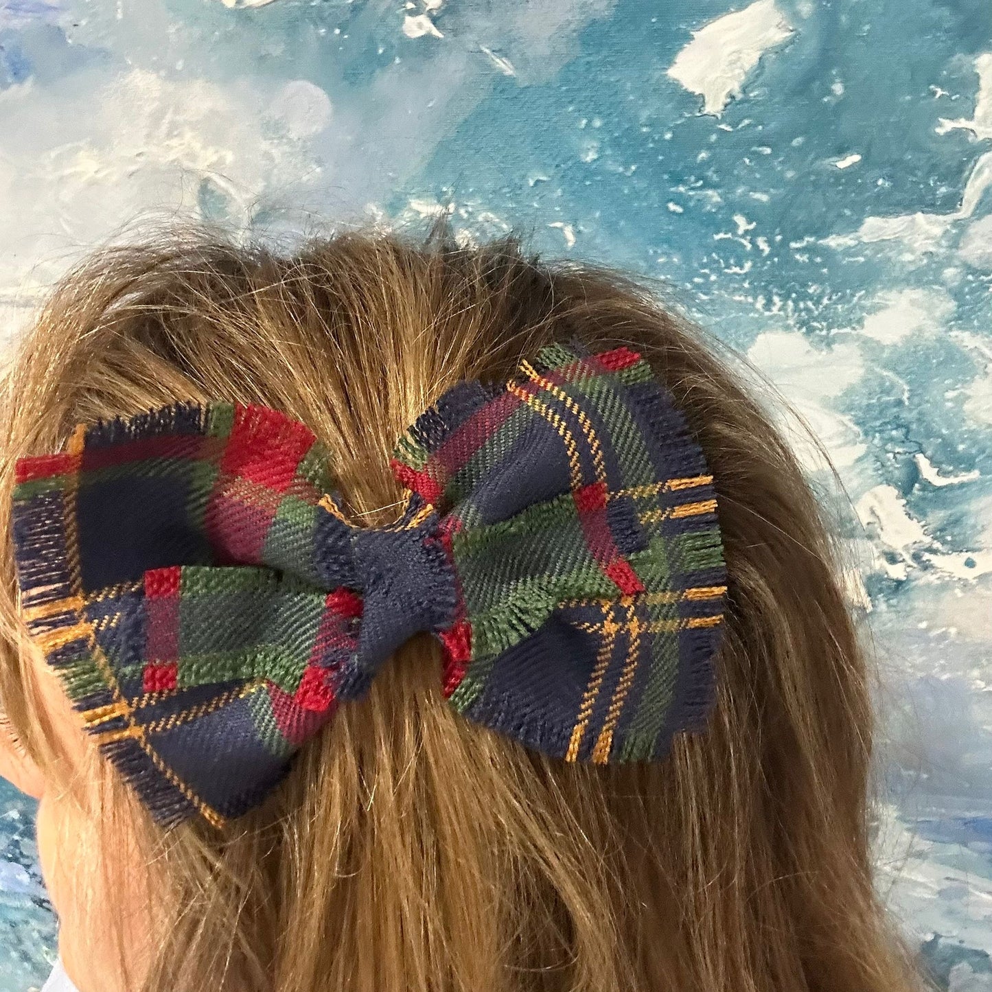 Co Cork Tartan Hair Clip