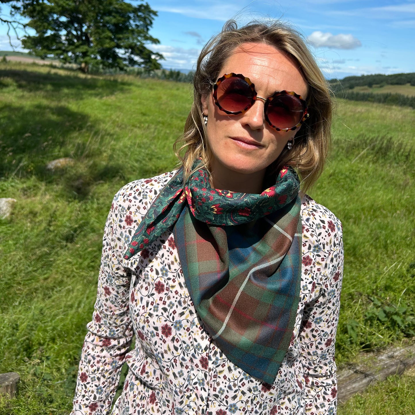 Fraser Hunting Ancient Tartan Scout Scarf