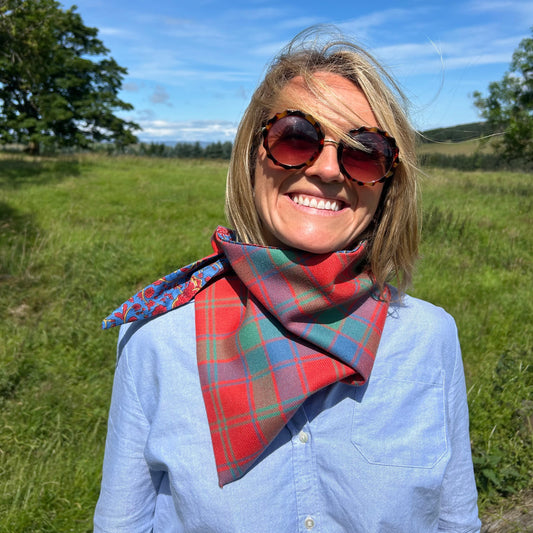 Clan Fraser Tartan Scout Scarf