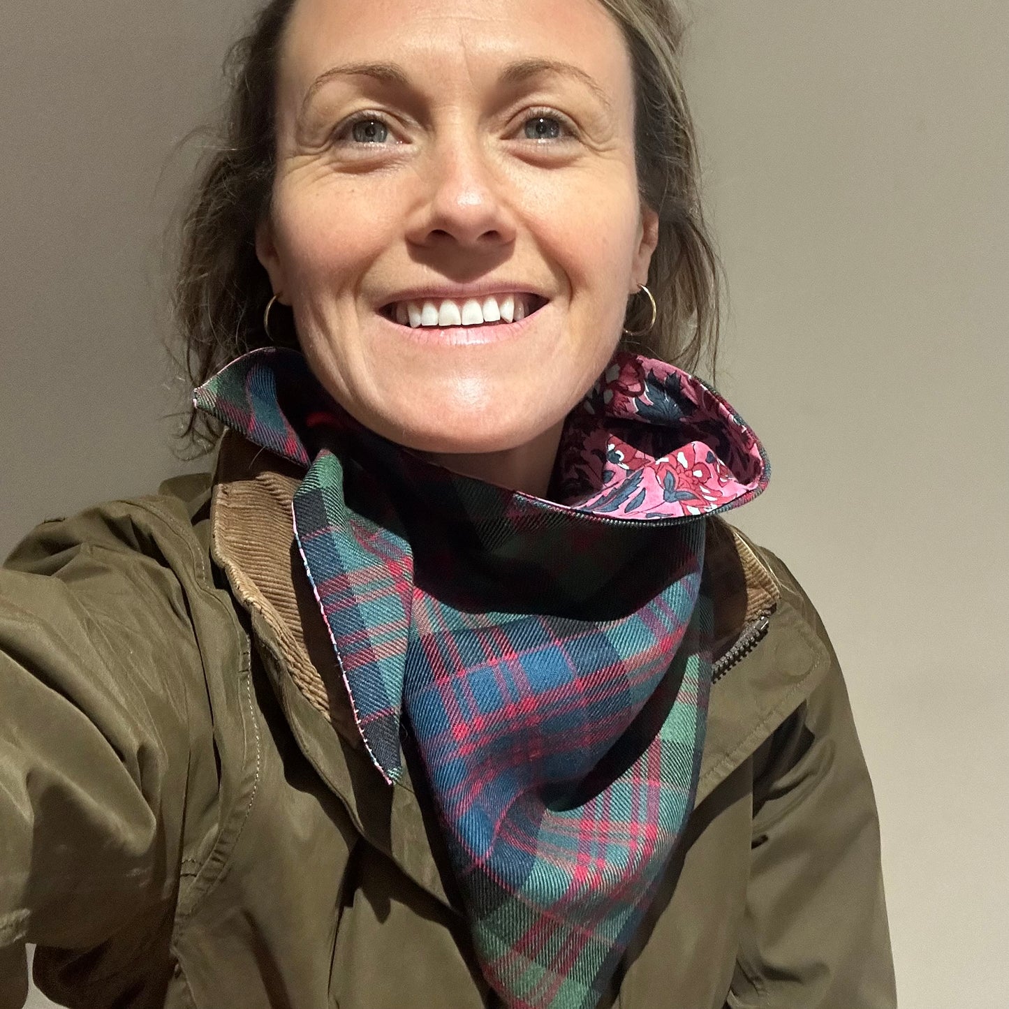 MacDonald Muted Tartan Scout Scarf