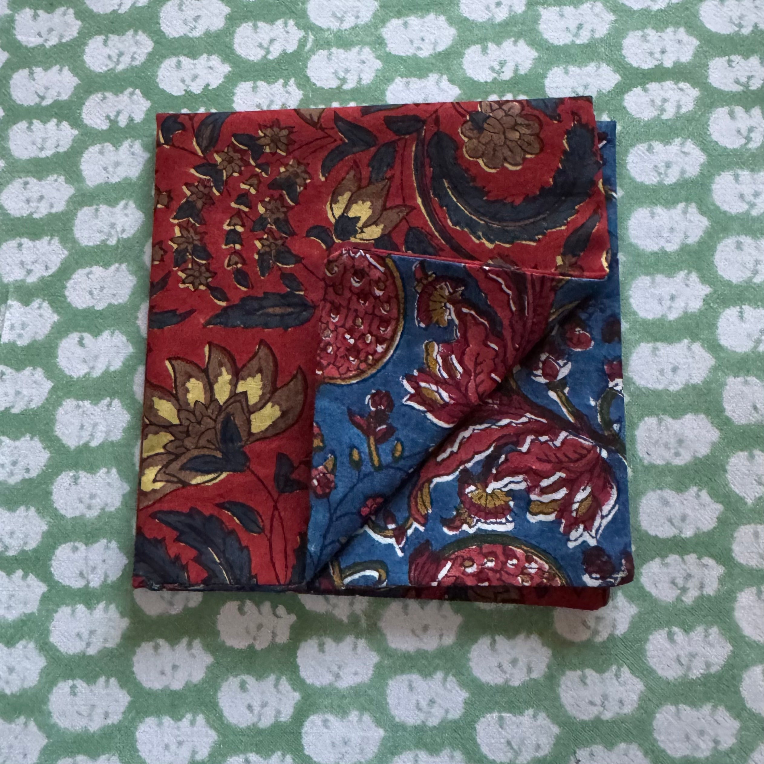 Handkerchief - Red & blue – Antana Styles