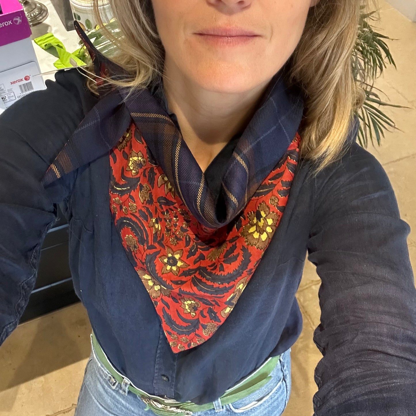 Wild Heather Tartan Scout Scarf