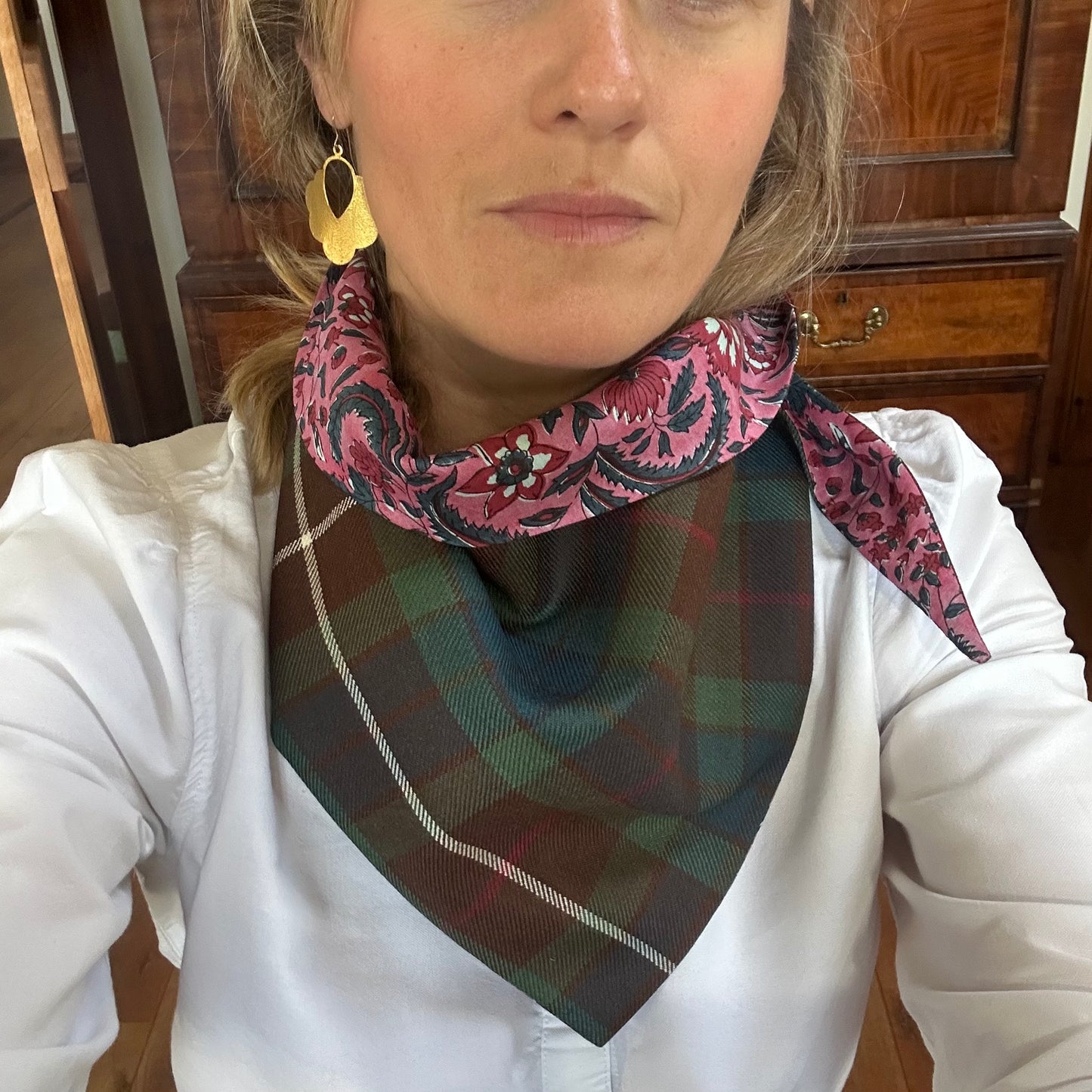Fraser Hunting Ancient Tartan Scout Scarf