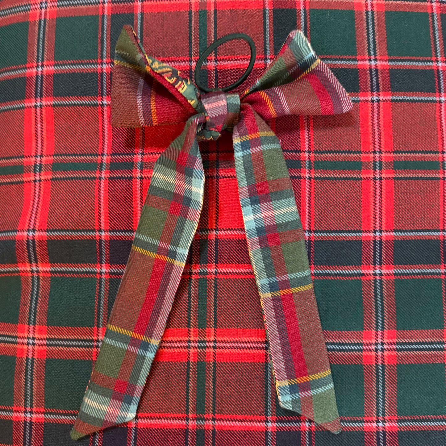 Drummond tartan hair bow