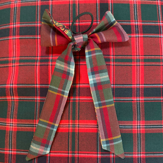 Drummond tartan hair bow