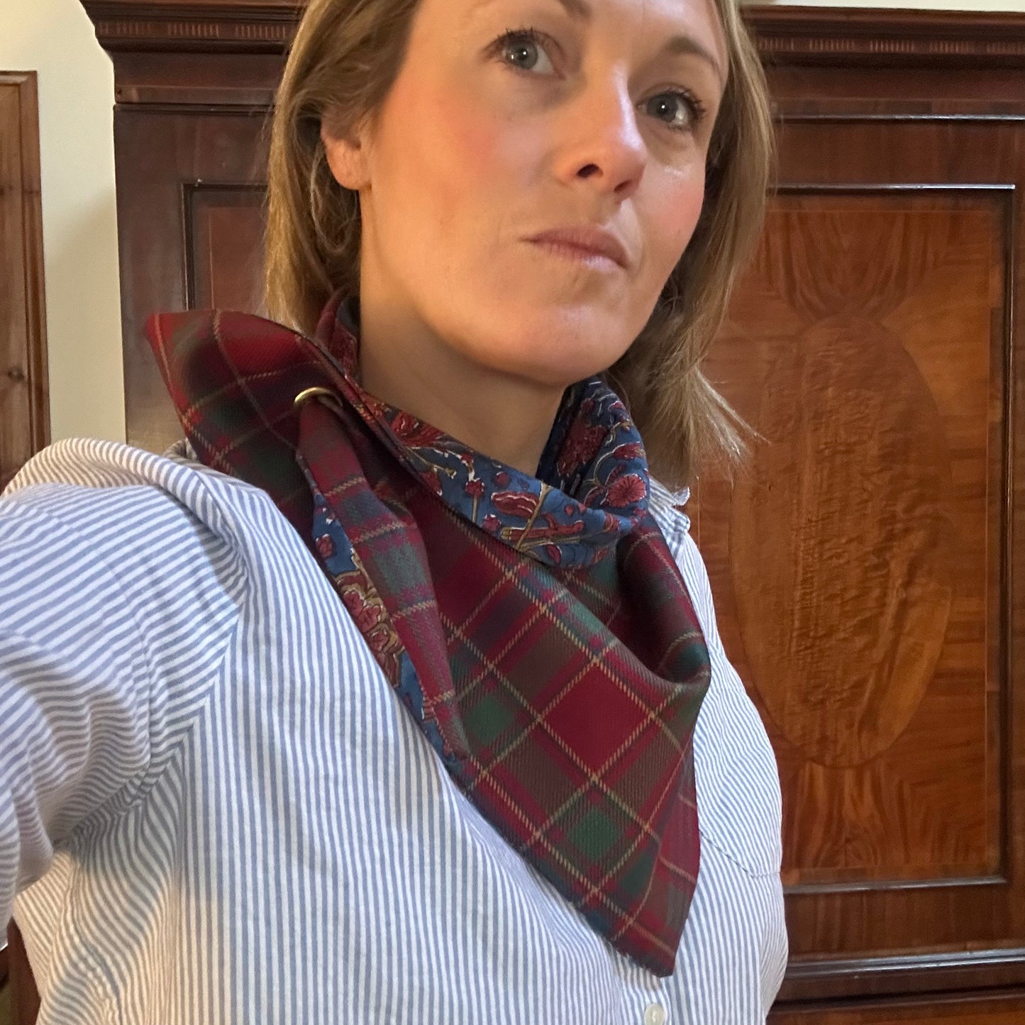 Munro Muted Tartan Scarf *