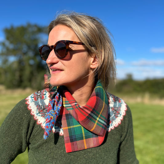 Boyd Tartan scout scarf