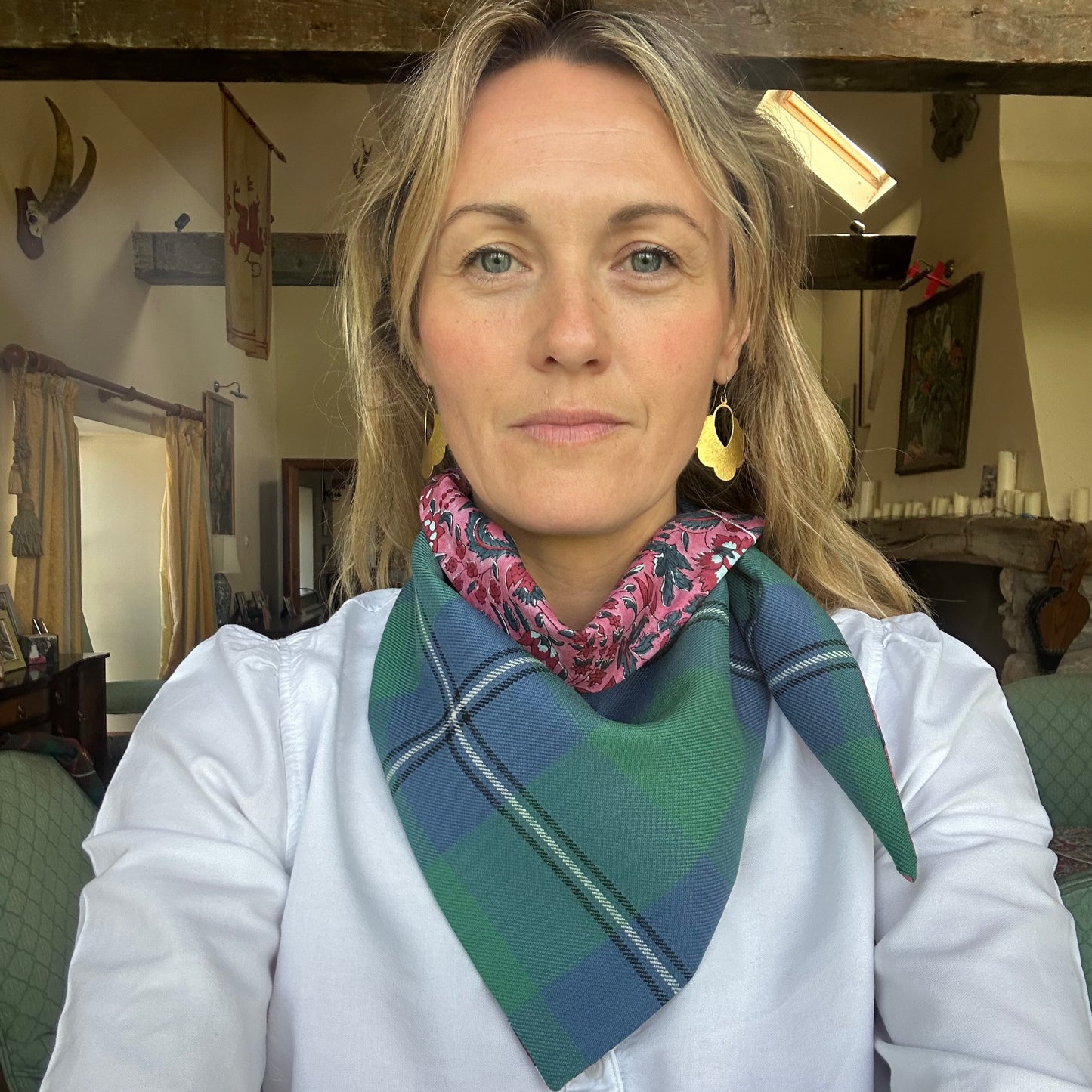 Irvine Ancient Tartan Scout Scarf