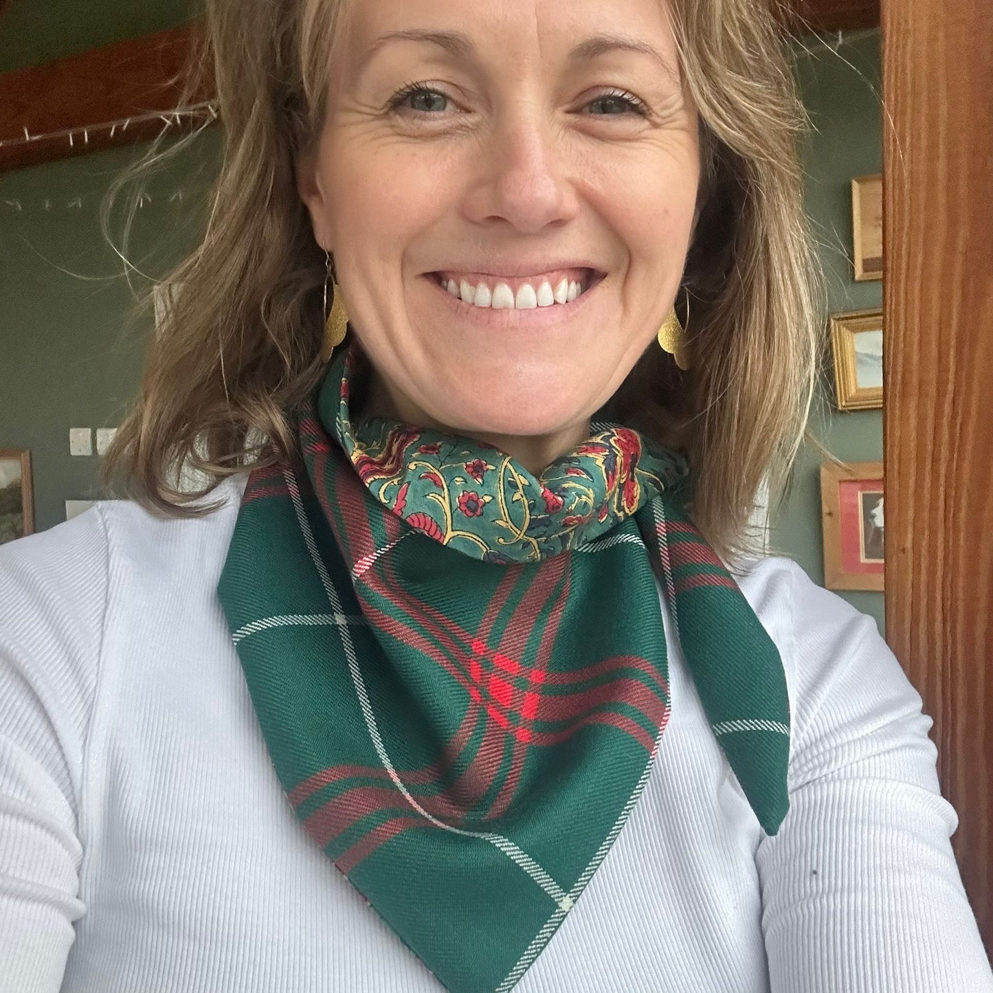 Welsh National Tartan Scout Scarf