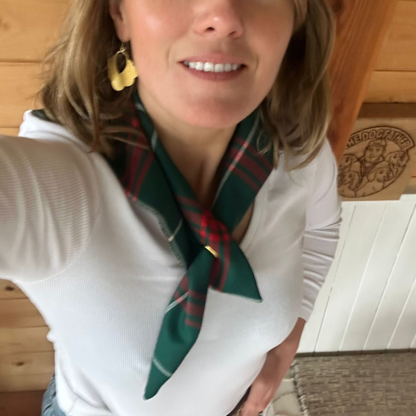 Welsh National Tartan Scout Scarf
