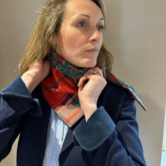 Limited edition Christmas tartan scarf