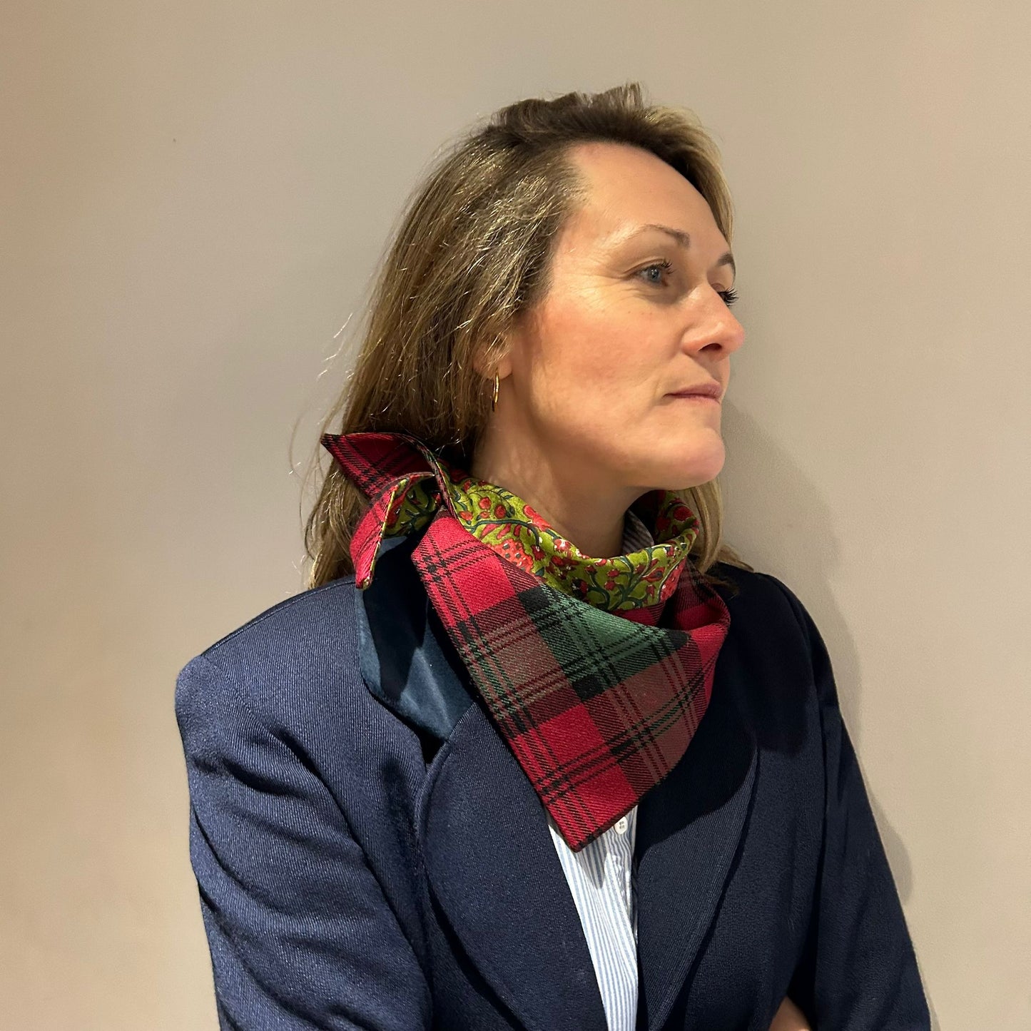 Kerr Muted Tartan Scout Scarf