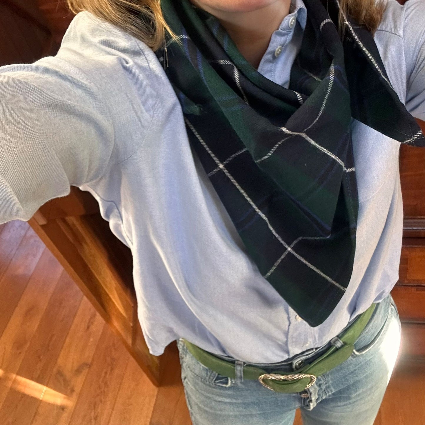 Douglas Tartan Triangle Scarf