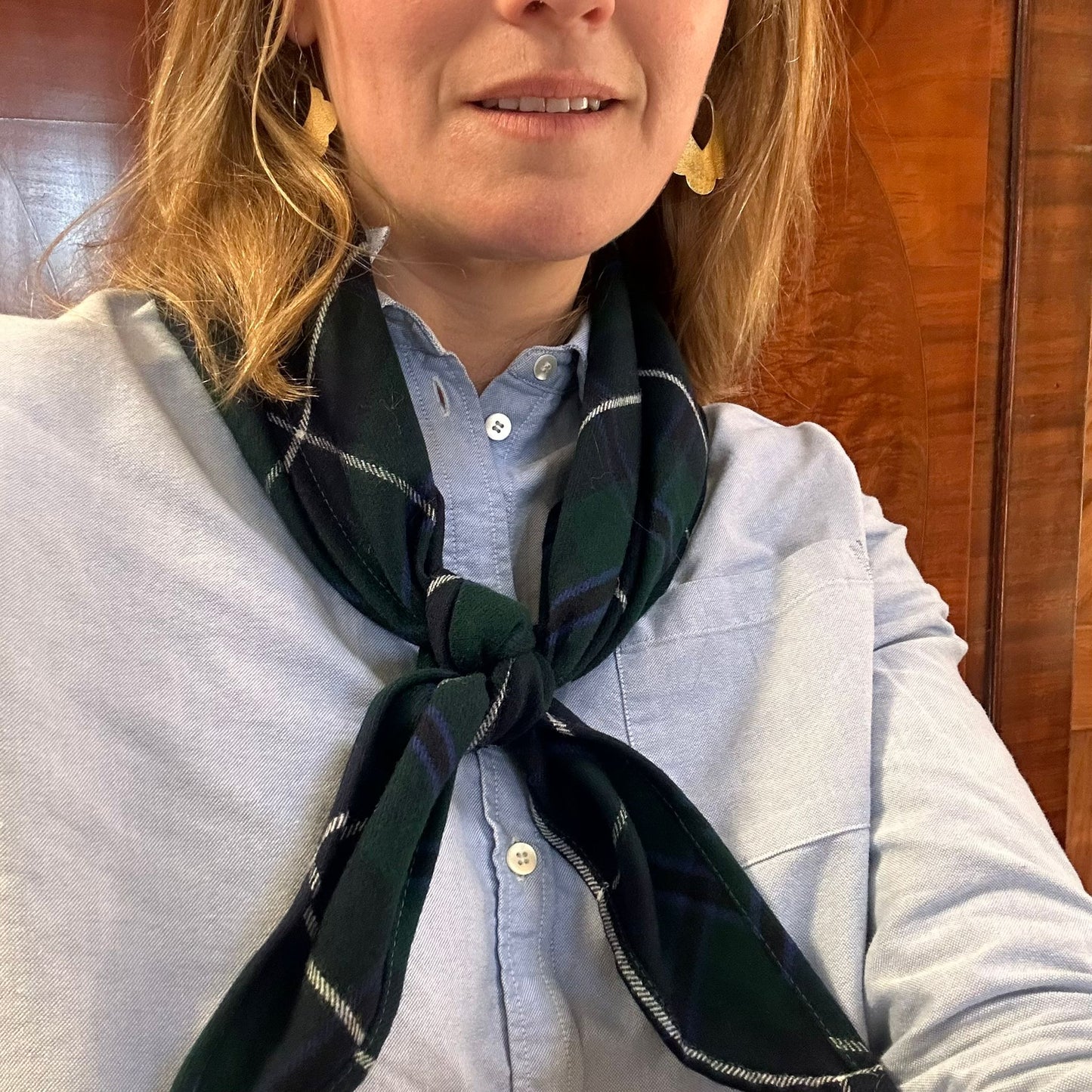 Douglas Tartan Triangle Scarf