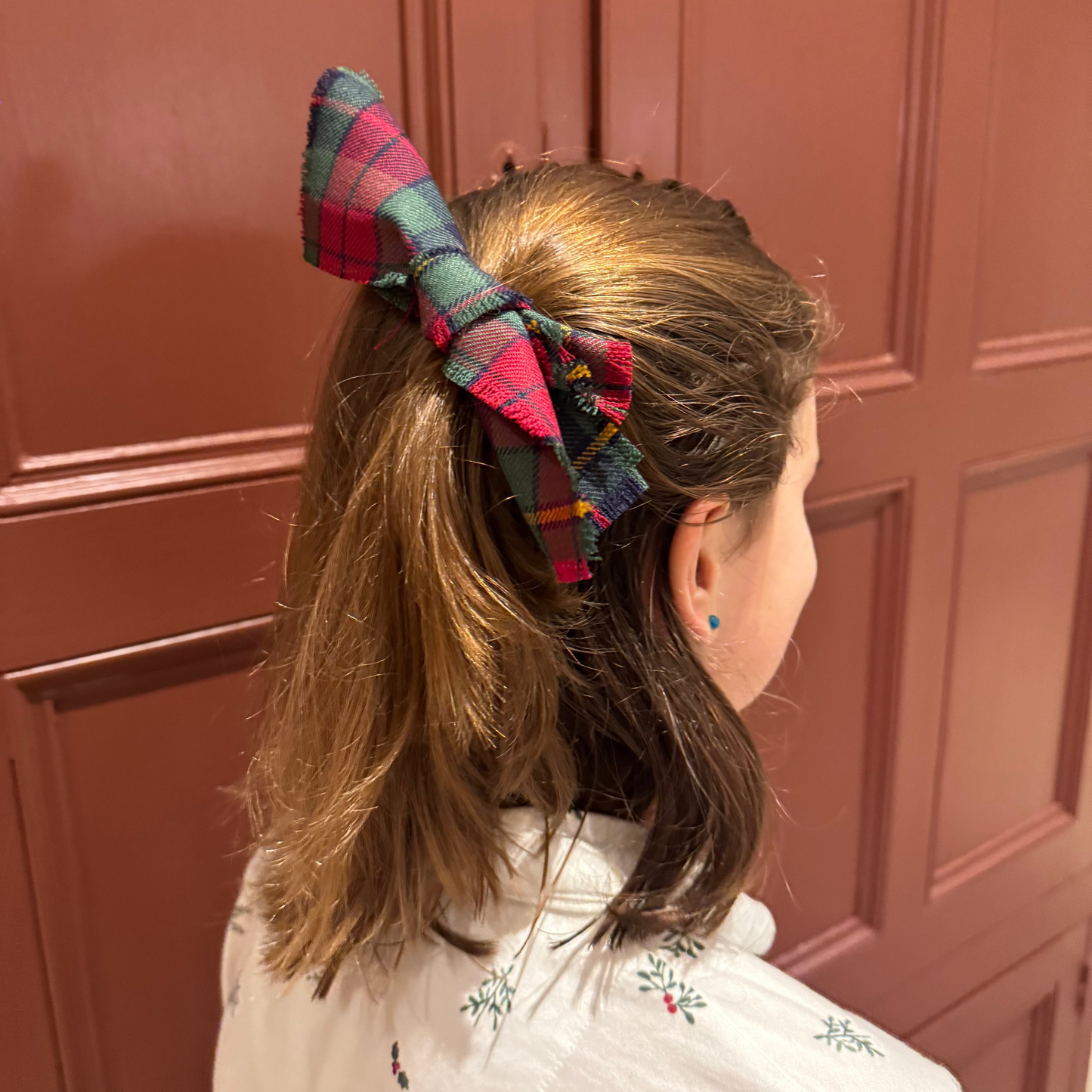 County Clare tartan hair clip