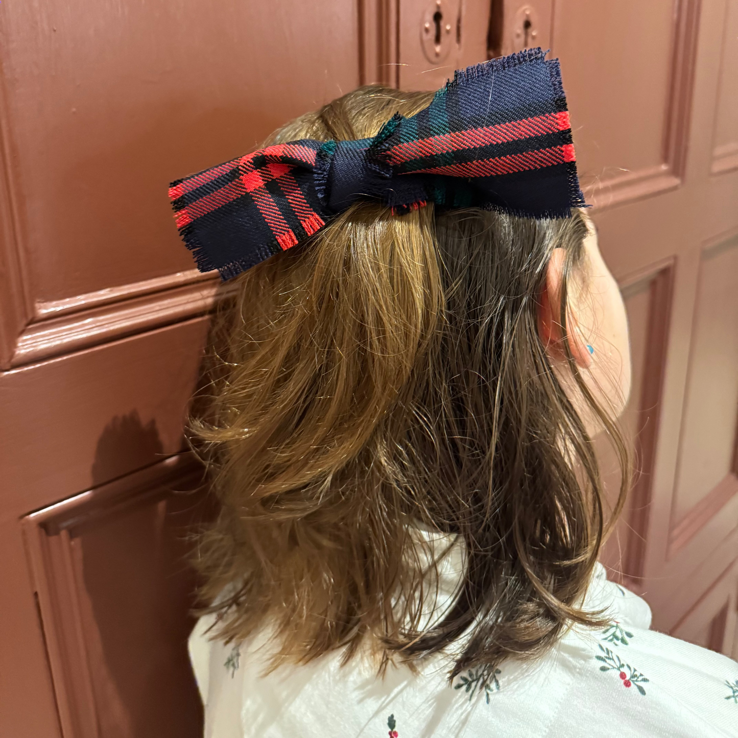 Montgomery tartan hair clip