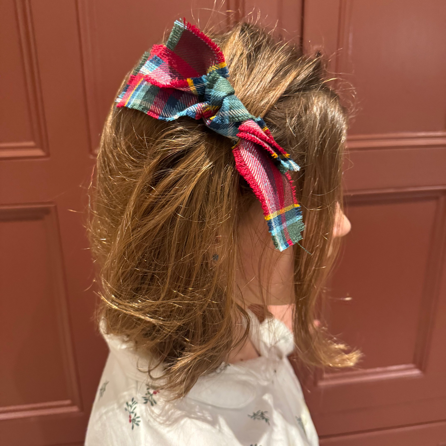 Drummond tartan hair clip